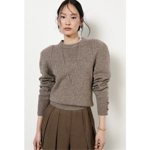 ba&sh Brown Sweater